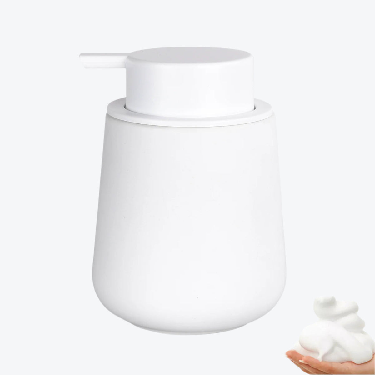 BosilunLife Rubber Paint Foaming Soap Dispenser Large Recycled Ceramic Eco-Clay