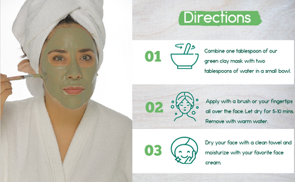 Green Clay Mask | Pore-Refining Facial Detox