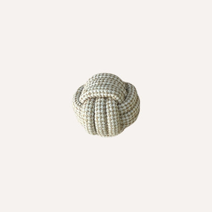 Tilley + Me Indestructible Hemp Rope Ball Toy - Sustainable and Non-Toxic Pet Toy