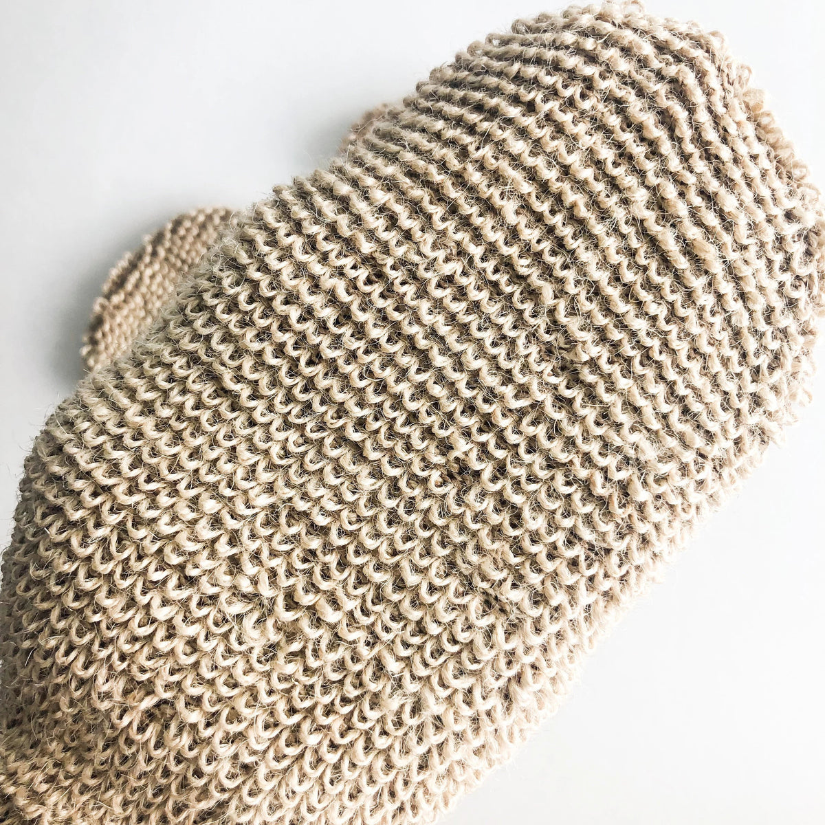 Natural Exfoliating Jute Mitt - Organic Biodegradable Body & Bath Glove - Plastic Free Zero waste Body Scrub